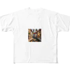 11mi_mi11の古き町並み All-Over Print T-Shirt