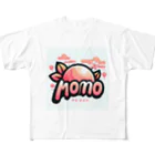 momo⭐︎WorldのmomoWorld フルグラフィックTシャツ