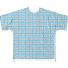 パグとミニブタの母のさくらんぼ All-Over Print T-Shirt