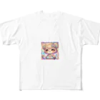 oshhinの萌えくま フルグラフィックTシャツ