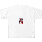 とんポケがちショップの歌舞伎女子 All-Over Print T-Shirt