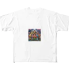 幸運招来の七福神必ず幸運やってきます All-Over Print T-Shirt