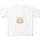 narunaru06のかわいいうさぎのキャラクターグッズです All-Over Print T-Shirt