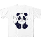 G-EICHISのかわいいパンダ＆キツネ All-Over Print T-Shirt