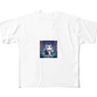 GDWEEDの犬 冒険家  All-Over Print T-Shirt