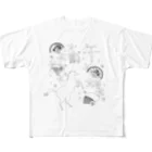 まいまい-ウィリアム・モリスを目指してるパターン絵師の午－十二支から－ All-Over Print T-Shirt