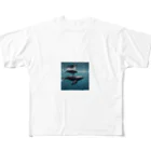 tozaki5573のクジラの親子 All-Over Print T-Shirt