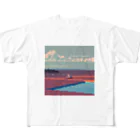 IMMI pixel artのUbesgtee フルグラフィックTシャツ