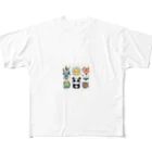 はむはむのかわいいデザイン　人気アイテム All-Over Print T-Shirt