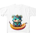 mogworl worksのGrimmit（Mouse） フルグラフィックTシャツ
