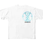 666 richio SATANIZMの666 richioSATANISM All-Over Print T-Shirt