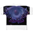 666 richio SATANIZMの666 richioSATANISM All-Over Print T-Shirt