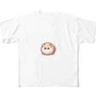 まんまるどうぶつ園のまんまるどうぶつ こいぬ フルグラフィックTシャツ