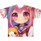 SWQAの可愛い女の子 All-Over Print T-Shirt