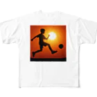 foot8のサッカー少年 All-Over Print T-Shirt