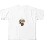 trypsin8080のアメリカンBBQのかわいいキャラクター　スモーキー・サム All-Over Print T-Shirt