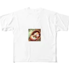 Yama_49のくつろぎリス All-Over Print T-Shirt