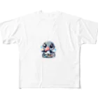 レアビースト・ブティックのグッバイ・ハシビロコウ キャラクターグッズ:各サイズTシャツ、ロンT、パーカー、トートバッグ、スマホケース、アクリルキーホルダーなど。 All-Over Print T-Shirt