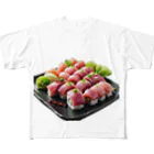 Kaz_Alter777のジャパニーズマグロ寿司 フルグラフィックTシャツ