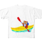 segasworksのカヤックとトラちゃん All-Over Print T-Shirt