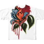 Capricious CatsのBratty Rose All-Over Print T-Shirt