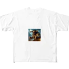 ＮＡＫＡＮＯのミノタウロスシリーズ : ハッスル💪ミノくん All-Over Print T-Shirt