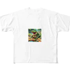 さぷの食べてるワニ All-Over Print T-Shirt