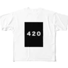 High!?の420/ All-Over Print T-Shirt