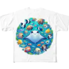 パパリスのOceanズ All-Over Print T-Shirt