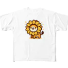 Mizのゆるハウスの向日葵になったライオン All-Over Print T-Shirt