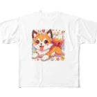 dragon2024の可愛いワンチャン🐕 フルグラフィックTシャツ