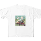 atoyuki_SHOPの可愛い機関車 All-Over Print T-Shirt