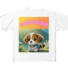 InkCraftsのかわいい子犬 All-Over Print T-Shirt