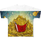 JoyfulMomentsCraftsの黄金とポテト ー Golden and Potato ー All-Over Print T-Shirt