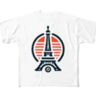 aoharu2005のPARIS2024 All-Over Print T-Shirt