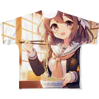 SWQAのjkうどんを食べる フルグラフィックTシャツ