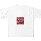 OTIRUBUTUBUTUの赤い花 All-Over Print T-Shirt