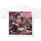 うりこみ屋の芸能の女神弁財天さま All-Over Print T-Shirt