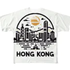 aoharu2005の香港 All-Over Print T-Shirt