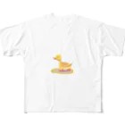 teatimeのあひるくん フルグラフィックTシャツ