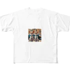 kilkoameaのおめかしチワワ All-Over Print T-Shirt