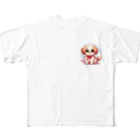 nanaの癒しのわんちゃんグッズ All-Over Print T-Shirt