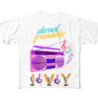 ivybloonの懐かしいラジカセ All-Over Print T-Shirt