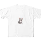 funny-itemsのアメリカンショートヘアー All-Over Print T-Shirt