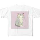 kakuzatoの子猫のこめちゃん フルグラフィックTシャツ