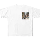 マシャのｐくんの冒険 All-Over Print T-Shirt