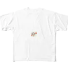 いおかんショップのかわいい女の子 All-Over Print T-Shirt