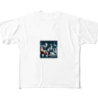 Animal_hero-457_AsukaYamamotoの未来をイメージさせるアニマルたち🐾✨ フルグラフィックTシャツ