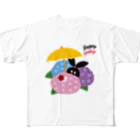 るんるんshopのあじさい All-Over Print T-Shirt