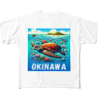 noririnoの沖縄 フルグラフィックTシャツ